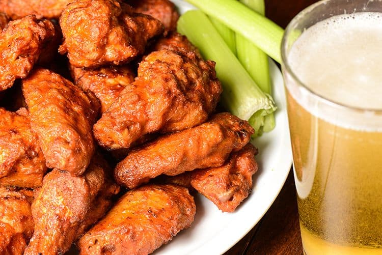 Wings and Beer at Goathouse Brewing